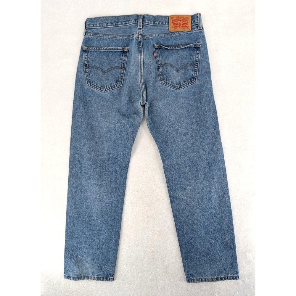 Levi's 505 Regular Fit Straight Leg Medium‎ Wash Denim Jeans 34x30